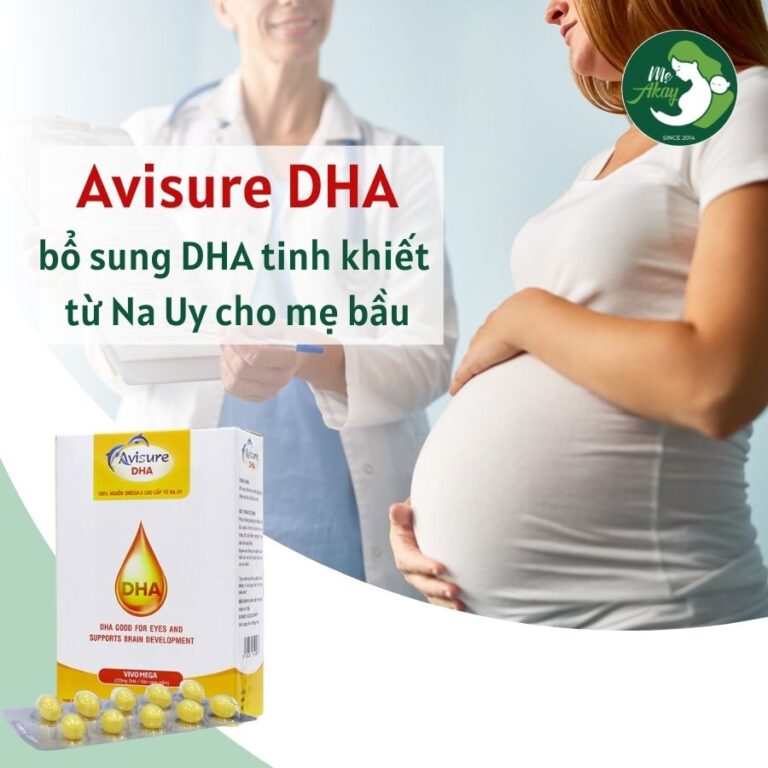 Avisure DHA bổ sung DHA và EPA cho phụ nữ đang mang thai, cho con bú