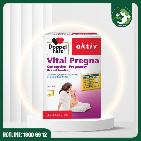 Vital Pregna – Vitamin tổng hợp cho bà bầu 3 tháng đầu