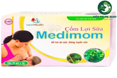Cốm lợi sữa Medimom lợi sữa, giúp mẹ thông tuyến sữa sau sinh