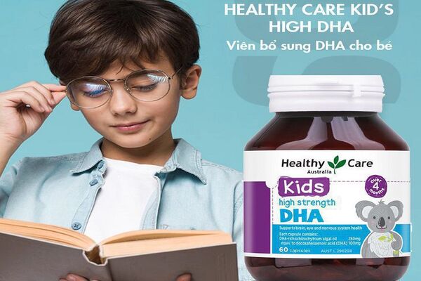 Trẻ thông minh, nhanh nhạy hơn, tập trung hơn nhờ có Healthy Care DHA.