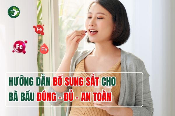 bổ sung sắt cho bà bầu