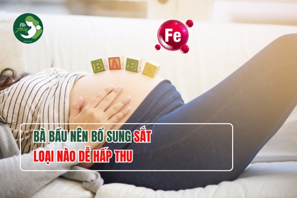 sắt nào dễ hấp thu, ít nóng táo cho bà bầu