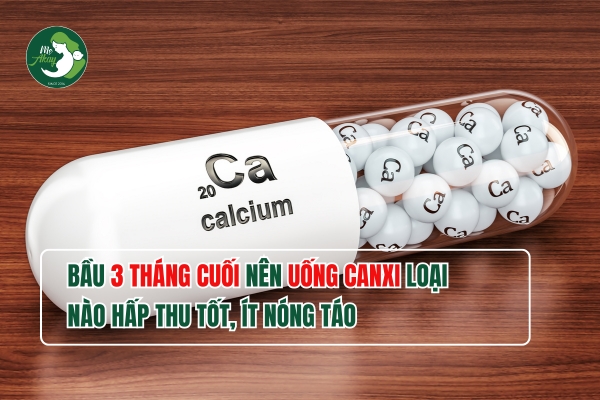 canxi nào dễ hấp thu cho bà bầu