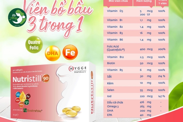 vitamin tổng hợp cho bà bầu