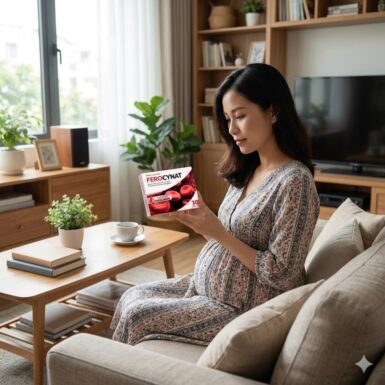 lưu ý khi mẹ bầu bổ sung sắt