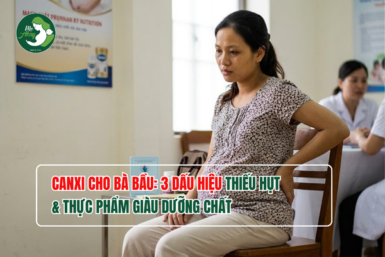 mẹ bầu thiếu hụt canxi